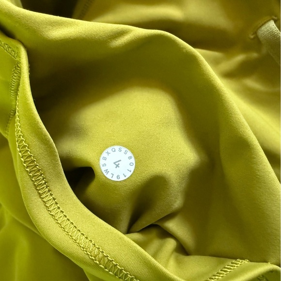 Lululemon Fast And Free High Rise Leggings Women’s 4 Running   25” Golden Lime - Picture 9 of 14